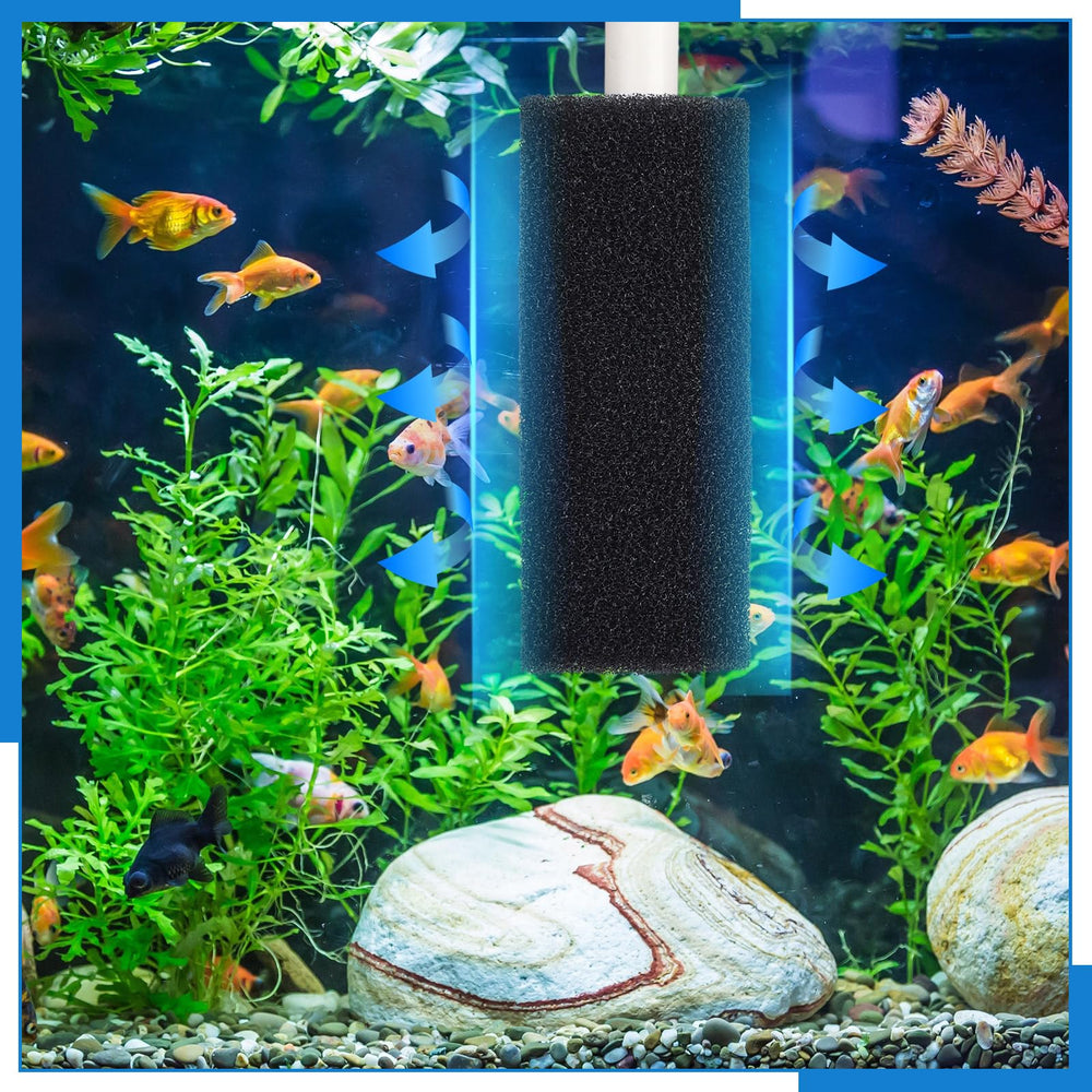 Gulfmew mousse dans aquarium maintient qualité d'eau stable