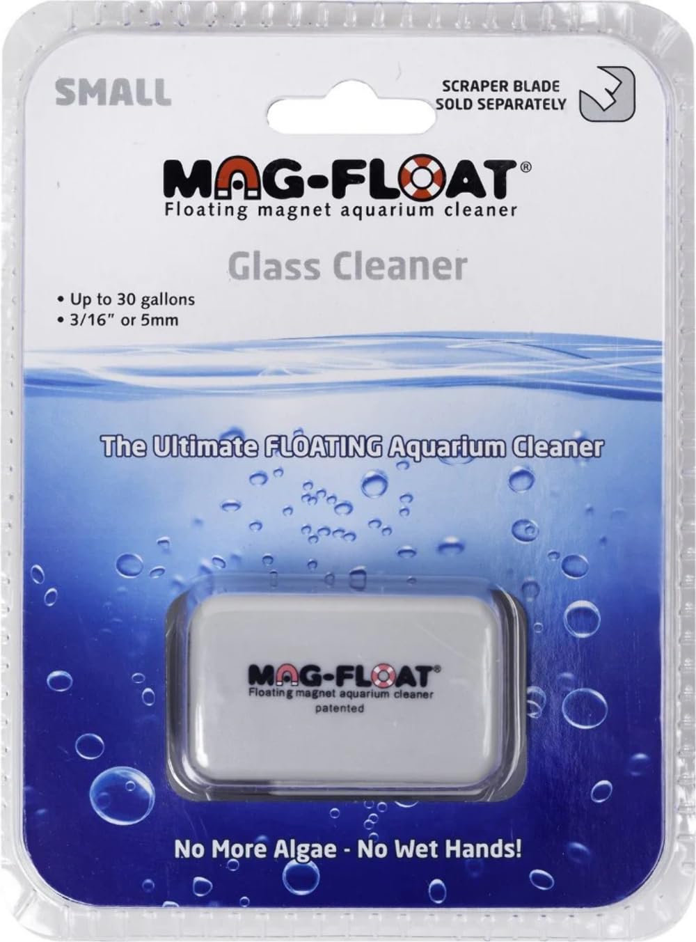 Gulfstream Tropical nettoyeur magnétique face avant, nettoyage efficace sans rayer