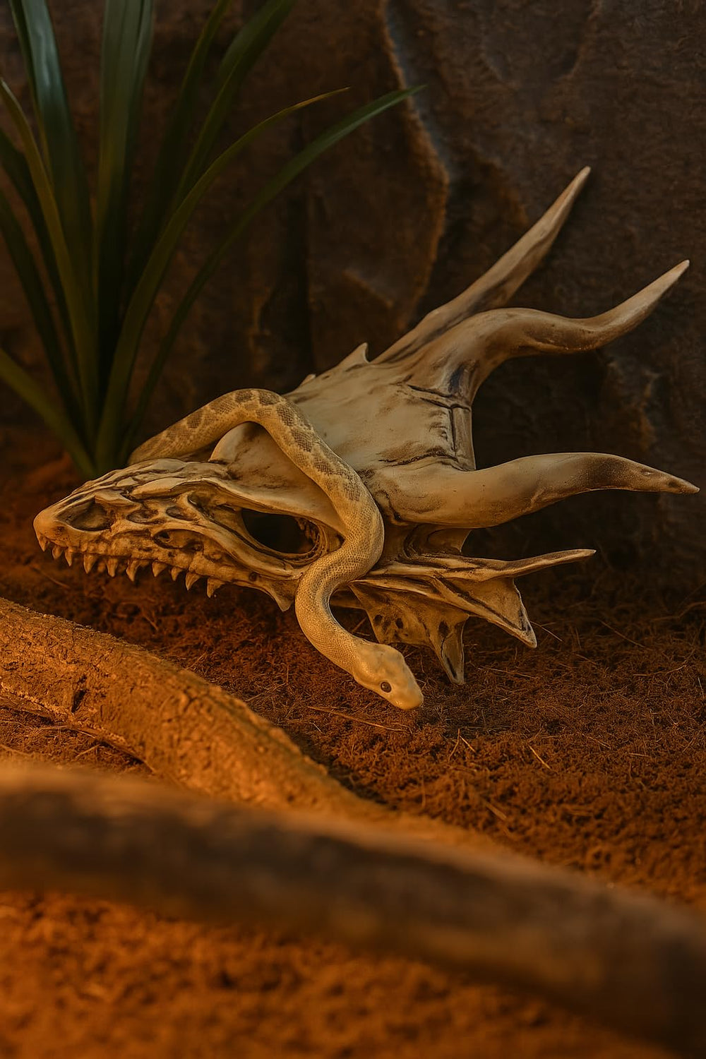 GuoShuang crâne de dragon décor lifestyle, accent gothique valorisant l'habitat