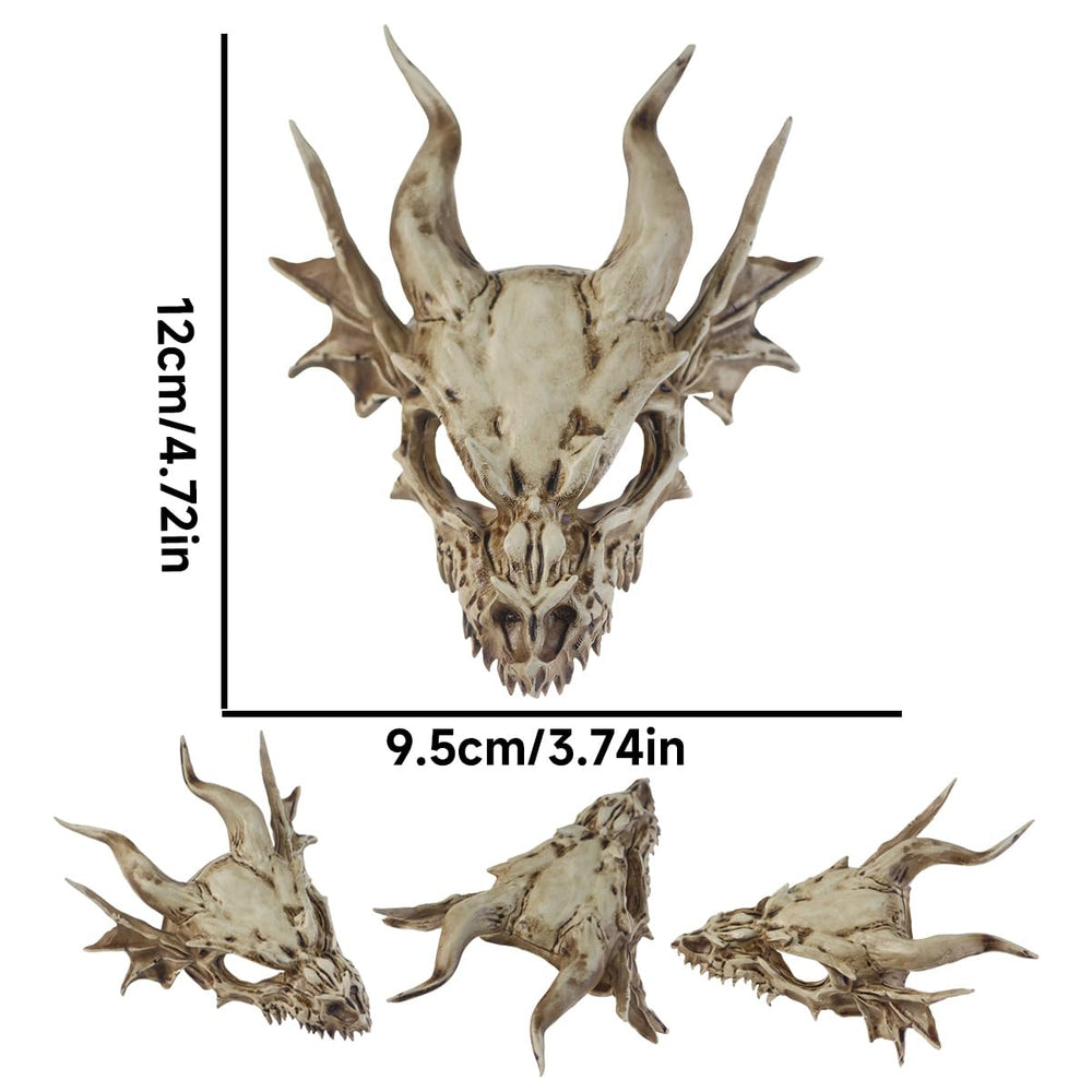 GuoShuang crâne de dragon gros plan texture, aspect os vieilli sécurisé