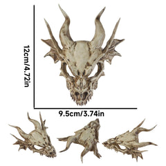 GuoShuang crâne de dragon gros plan texture, aspect os vieilli sécurisé