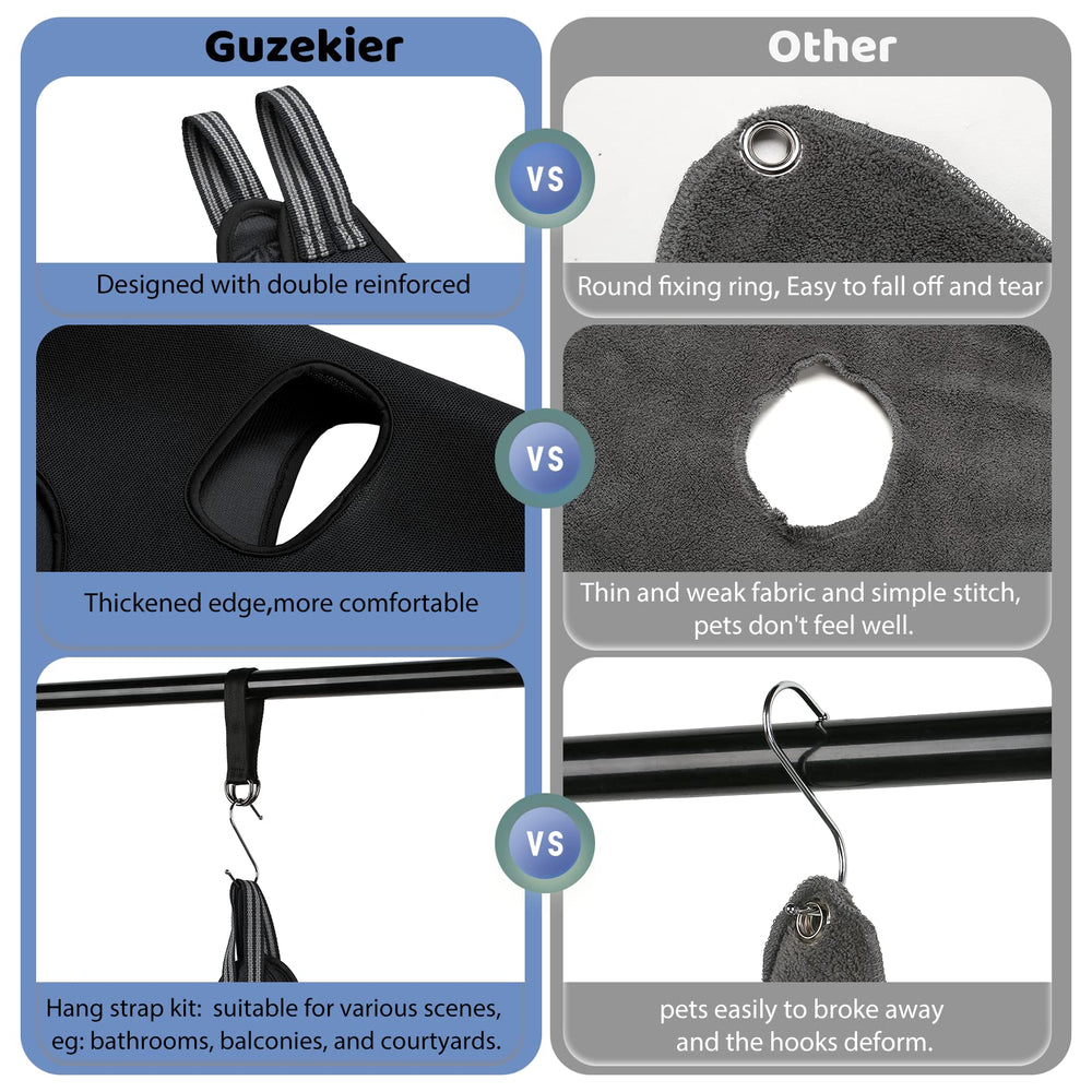 Guzekier fixation S-hook renforcée et sangles pour une installation stable