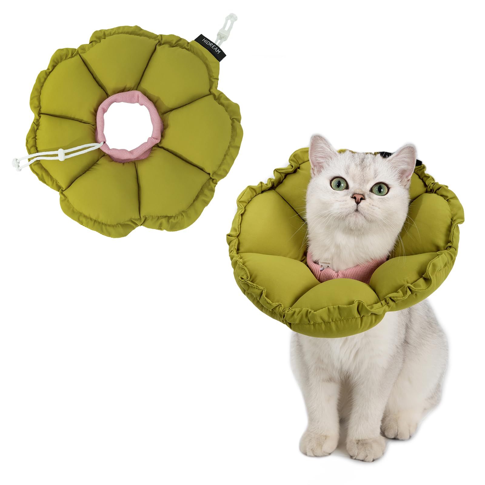 H HIDREAM collerette face avant motif fleur verte offrant protection et style