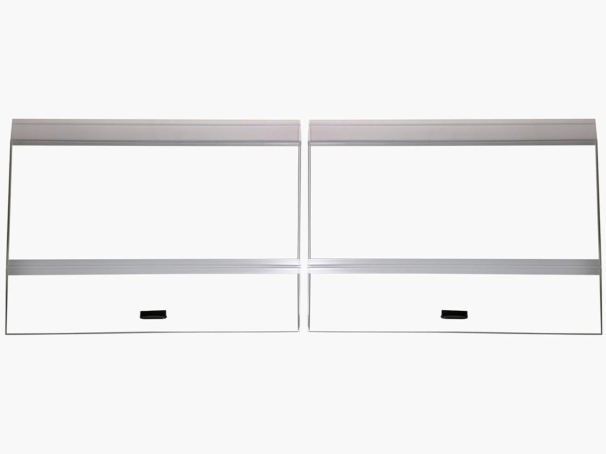 H2Pro couvercle verre face avant montrant surface claire et réduction d'évaporation