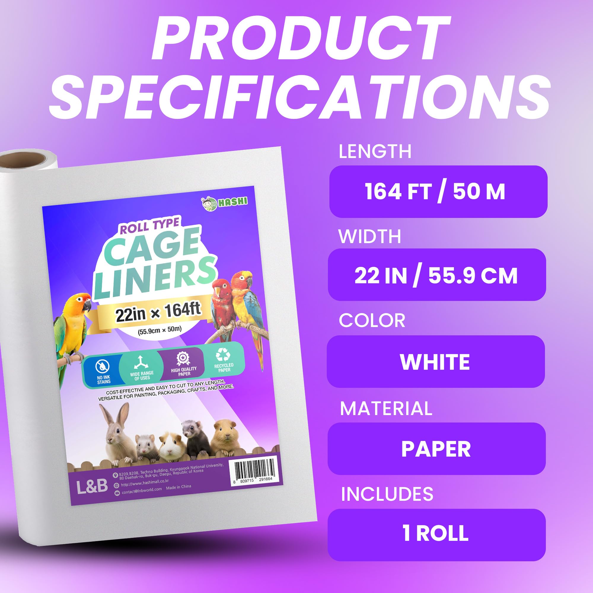 HA SHI emballage et étiquette montrant informations produit claires