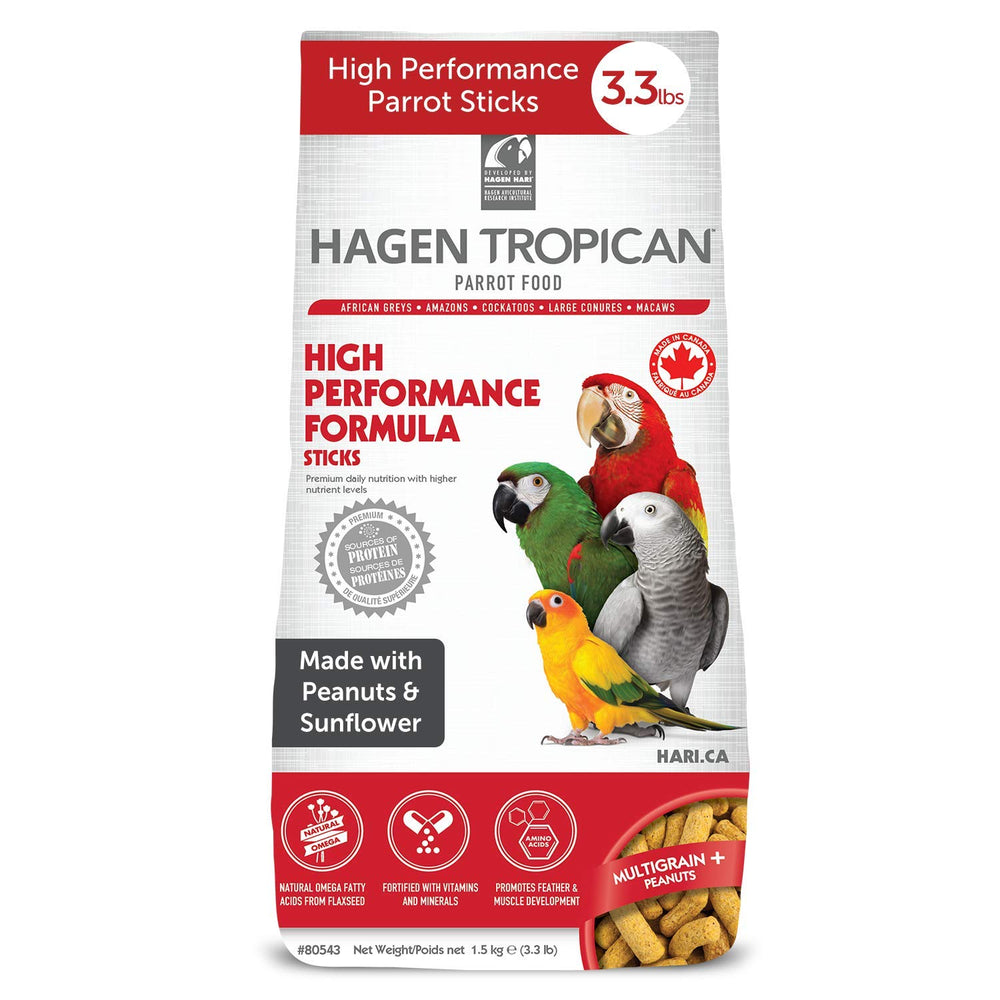HAGEN HARI paquet avant montrant format 3.3 lb et bénéfice nutritionnel