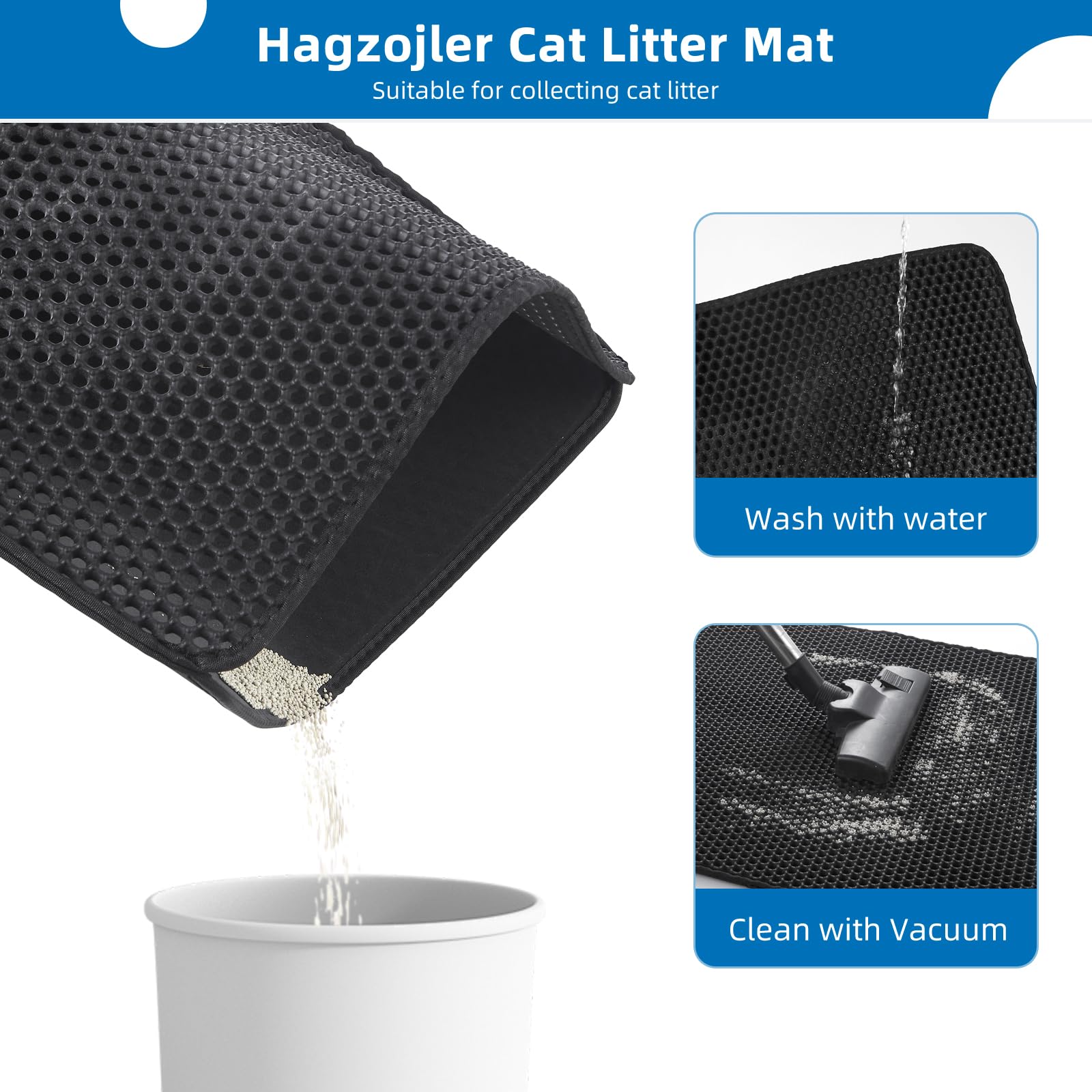 Hagzojler tapis couche inférieure imperméable évite fuites