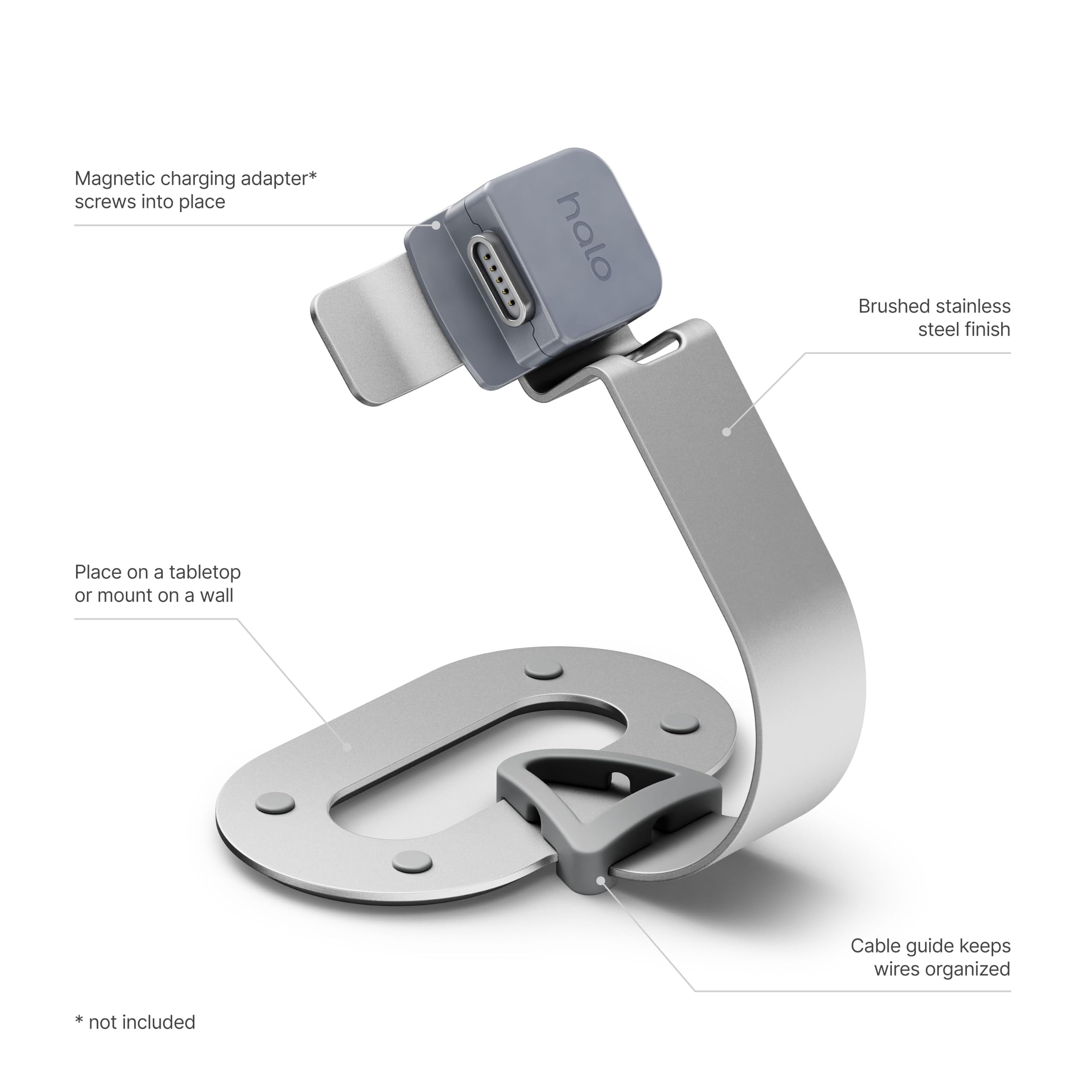 Halo socle comparaison taille montrant dimensions pratiques