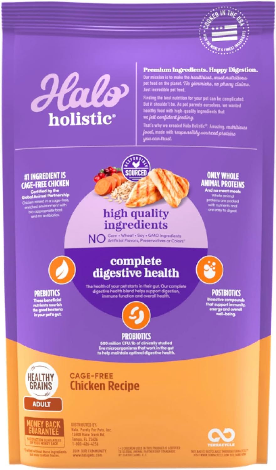 Halo croquettes gros plan montrant texture croquante pour digestion