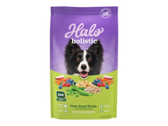 Halo emballage 21 lb montrant format familial et ingrédients végétaux