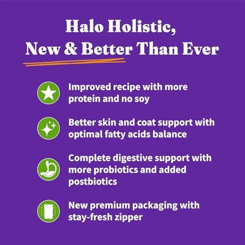 Halo côté nutrition de l'emballage précisant vitamines et minéraux