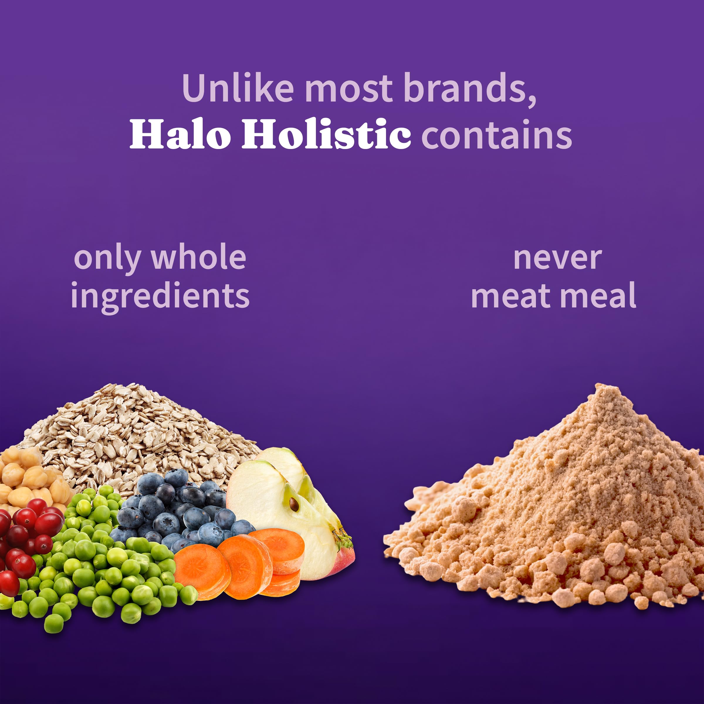 Halo étiquette nutrition détaillée montrant vitamines et minéraux ajoutés