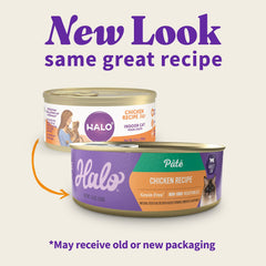 Halo pâté gros plan texture lisse, favorise hydratation facile