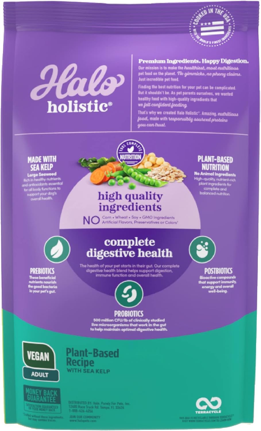 Halo texture des croquettes illustrant appétence et digestion facilitée