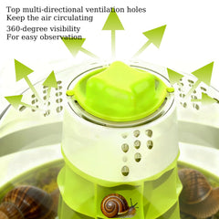 Hamiledyi terrarium ouvert démontable pour nettoyage facile