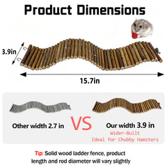 Hamiledyi détail bois texture durable favorisant mastication sûre