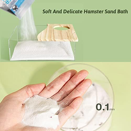 Hamiledyi hamster se roulant dans le sable pour amusement et toilettage