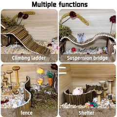 Hamiledyi montage crochets facile pour installer rapidement le pont