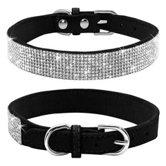 Haoyueer collier face avant montrant strass et boucle, apporte élégance