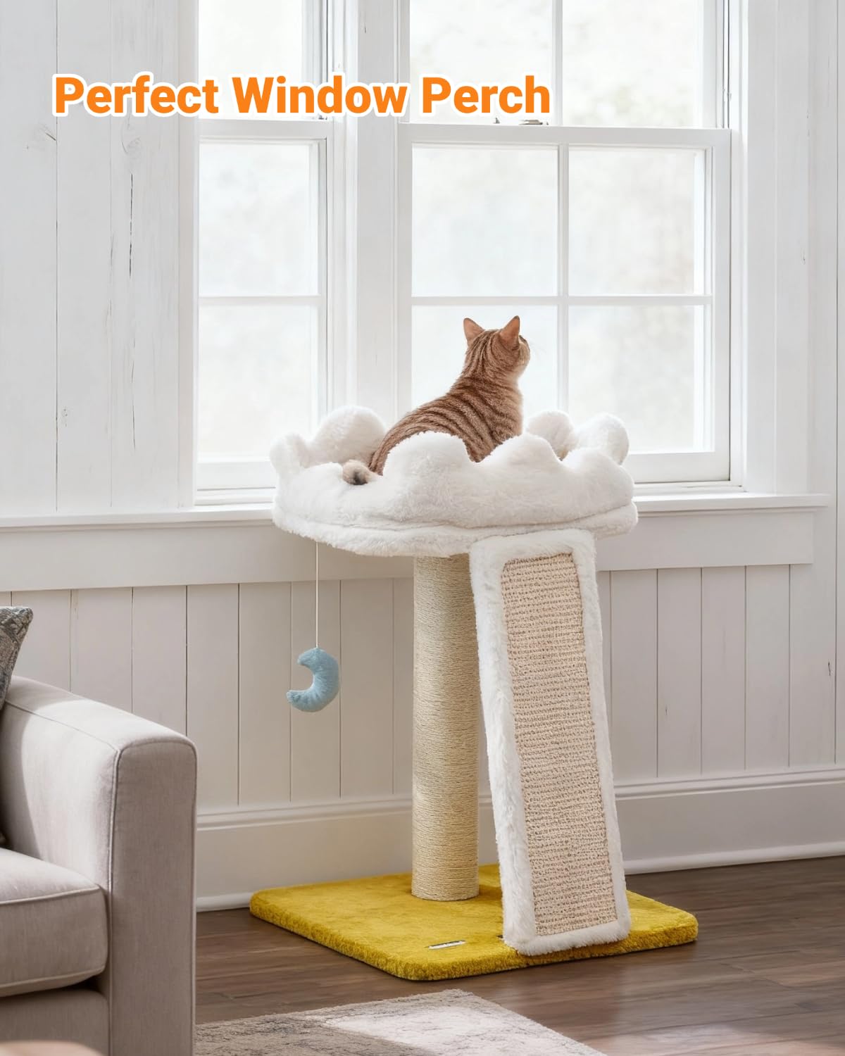 Happi N Pets plaque sisal inclinée, double espace de griffade pratique
