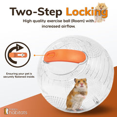 Happy Habitats hamster en usage sur sol pour exercice et observation
