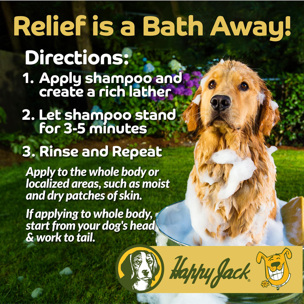 HAPPY JACK application sur zone irritée pour calmer démangeaisons localement