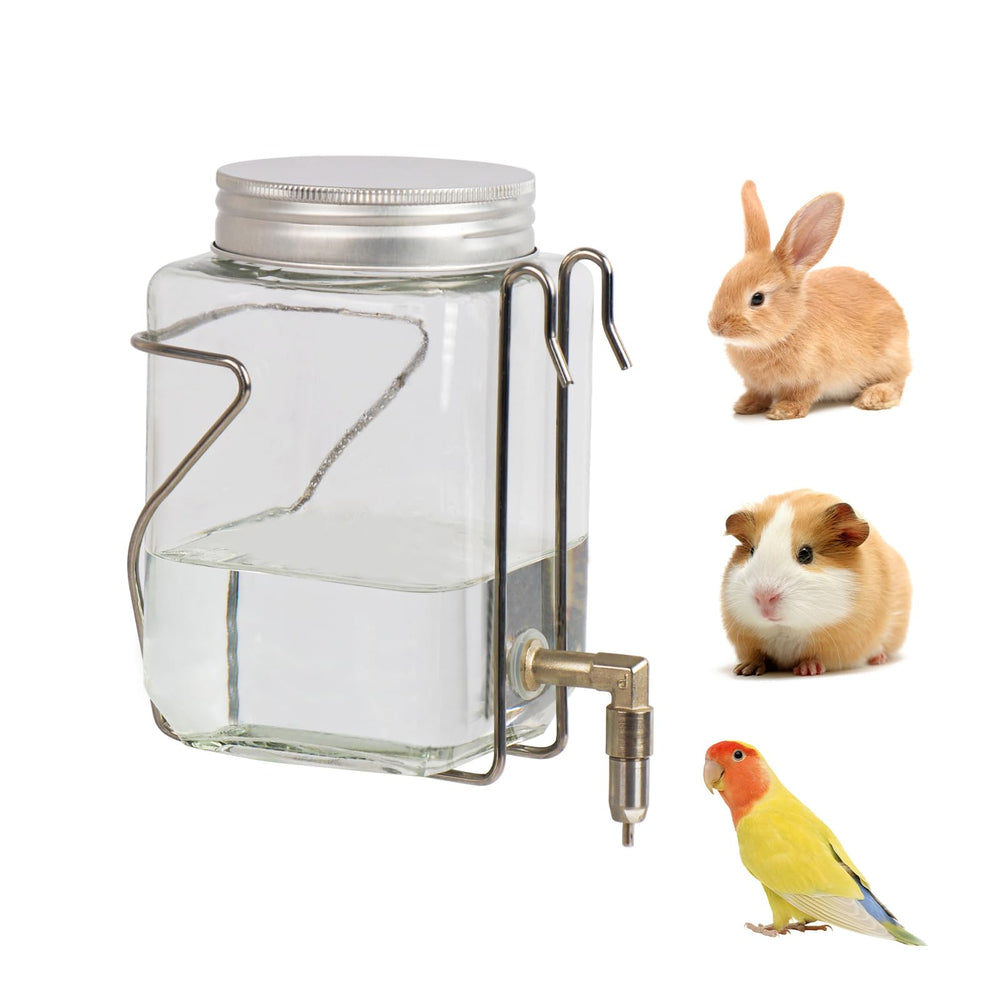 HardcorePet bouteille en verre face avant montrant design et capacité