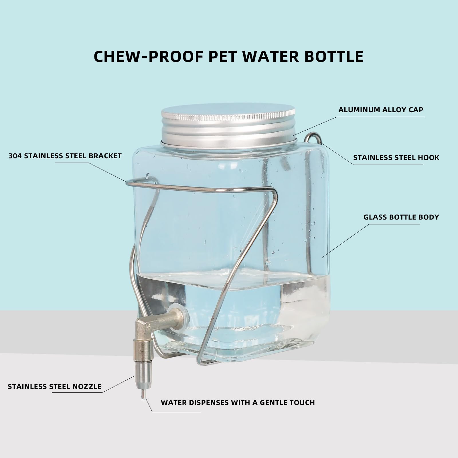 HardcorePet comparaison tailles 750ml et 1000ml adaptée aux familles animales