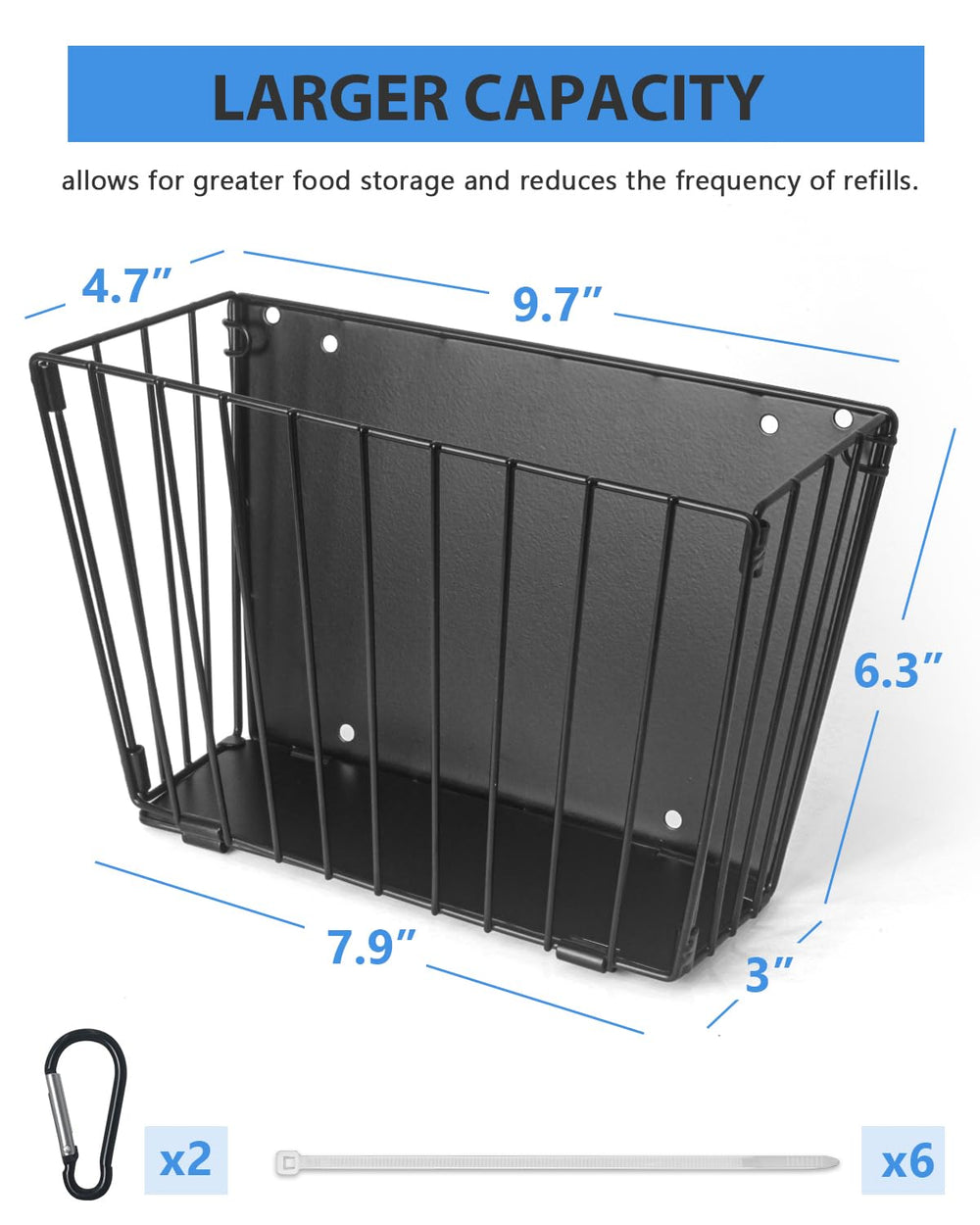 Harhana porte-foin en utilisation par un lapin, favorise grignotage naturel