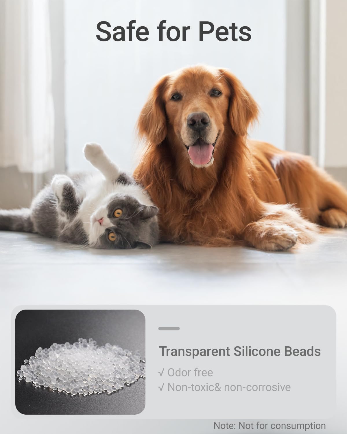 Harich CurLife sachet en situation domestique montrant protection des aliments pour animaux
