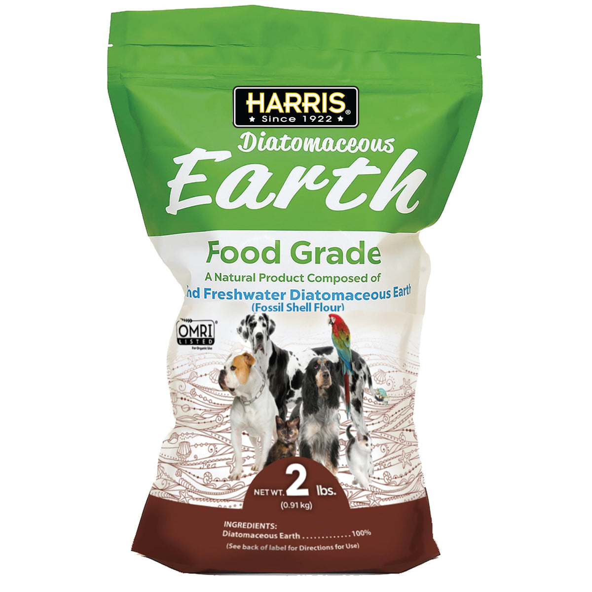 HARRIS emballage avant 2 lb montrant l'étiquette et l'usage, confiance qualité