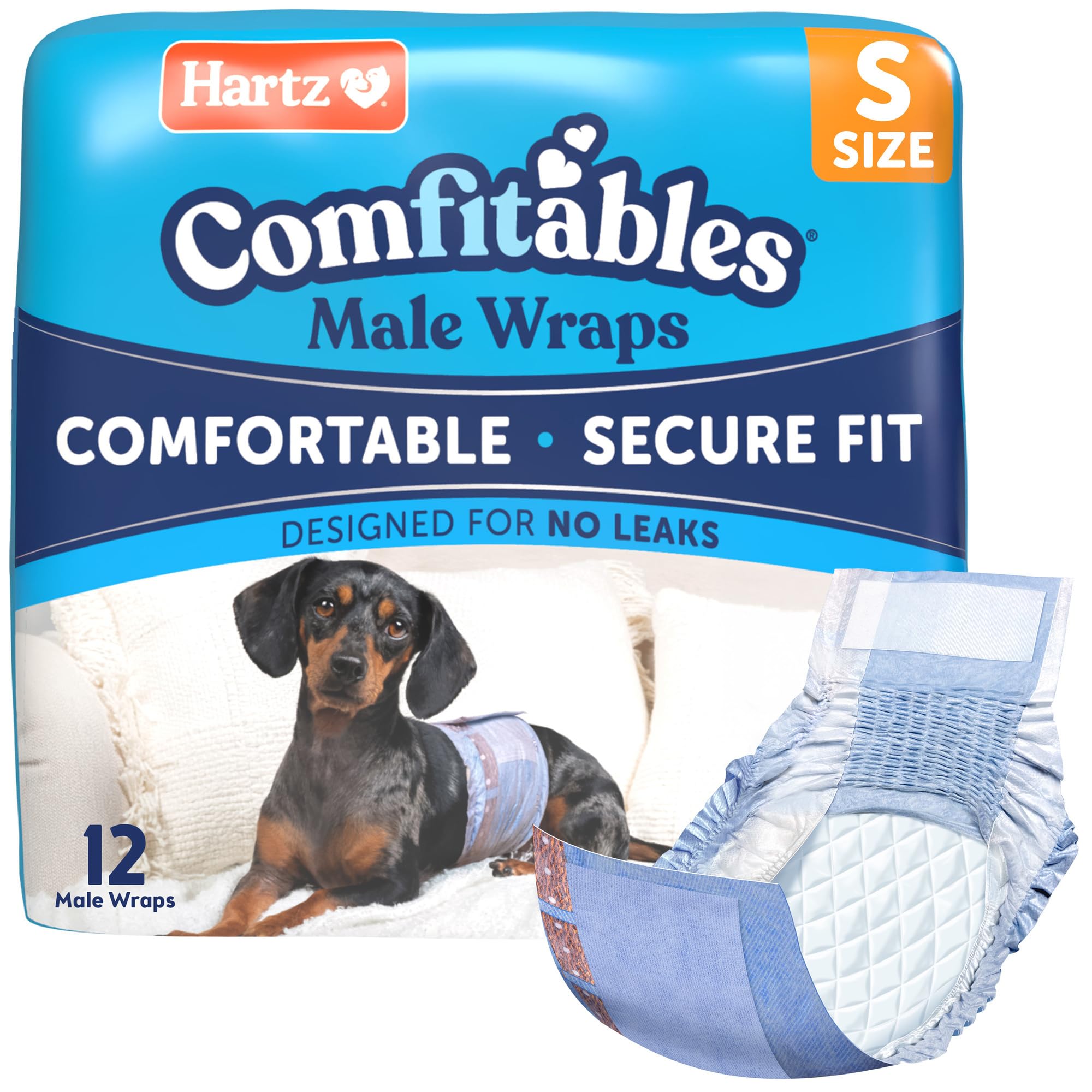 Hartz Comfitables emballage avant montrant protections pratiques