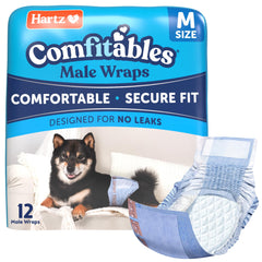 Hartz culotte avant emballage montrant taille Medium et informations pratiques