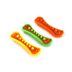 Hartz vue avant du pack de trois jouets attirant l’attention
