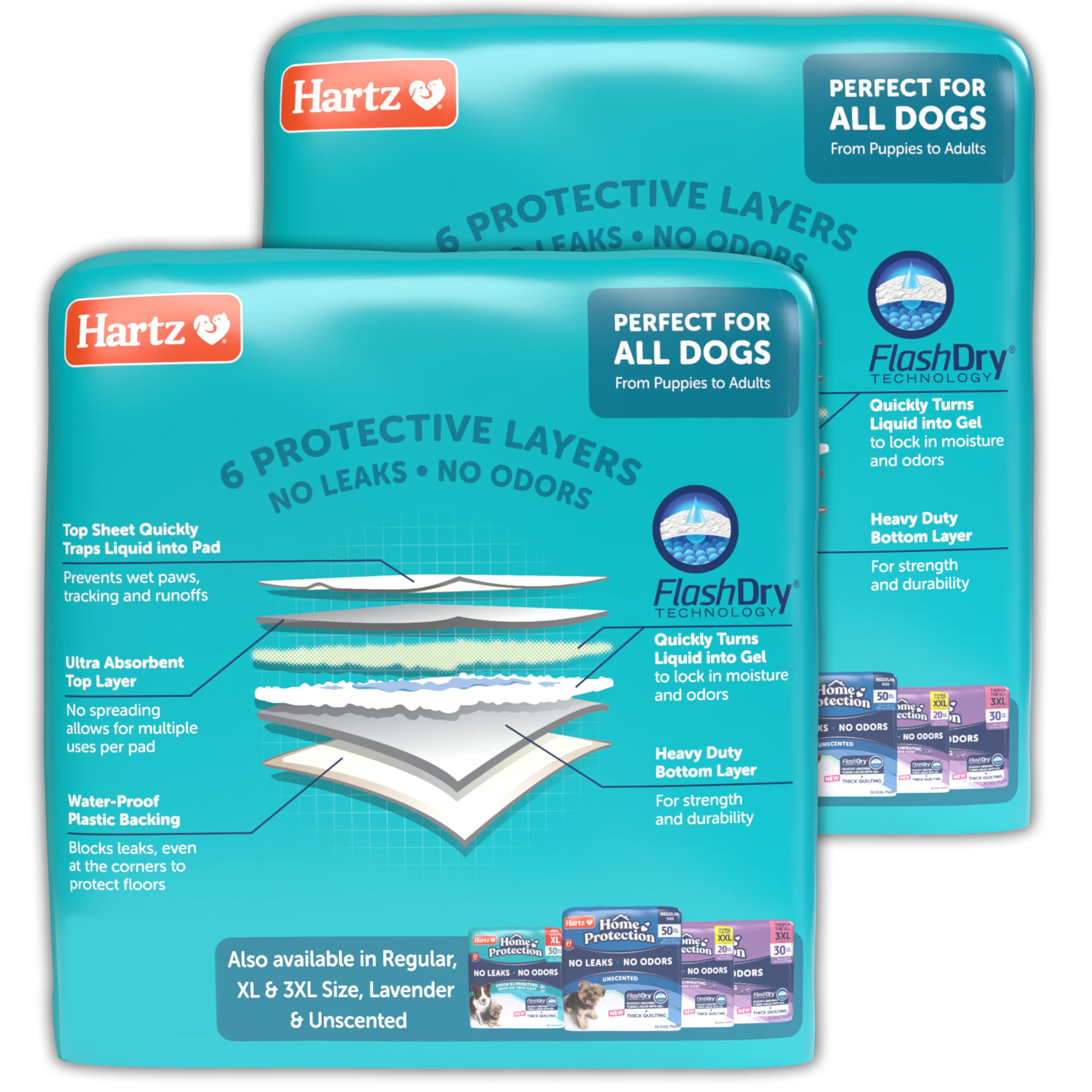 Hartz détail des bords étanches, empêche fuites latérales efficacement