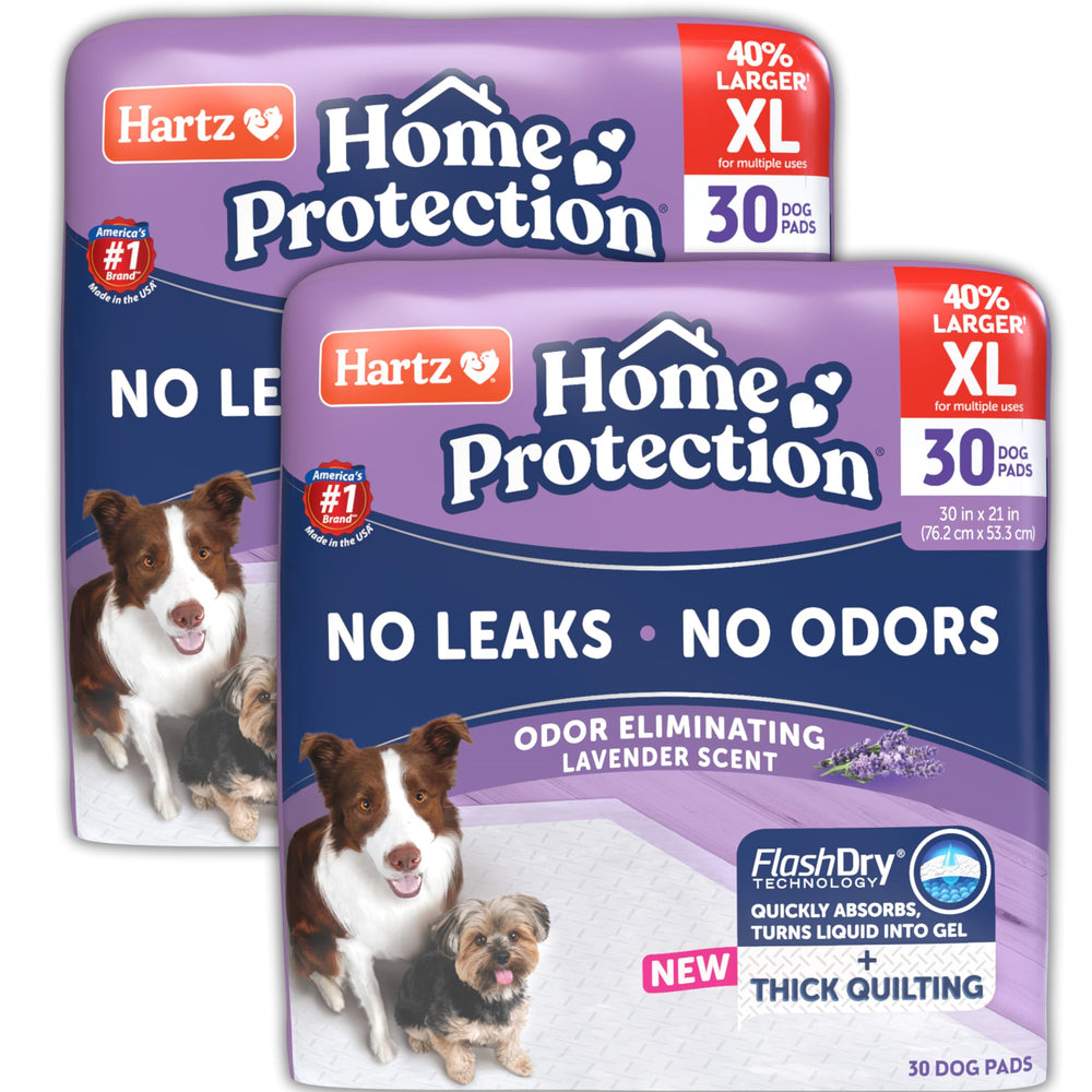 Hartz paquet de tapis XL montrant 60 unités, protection pratique
