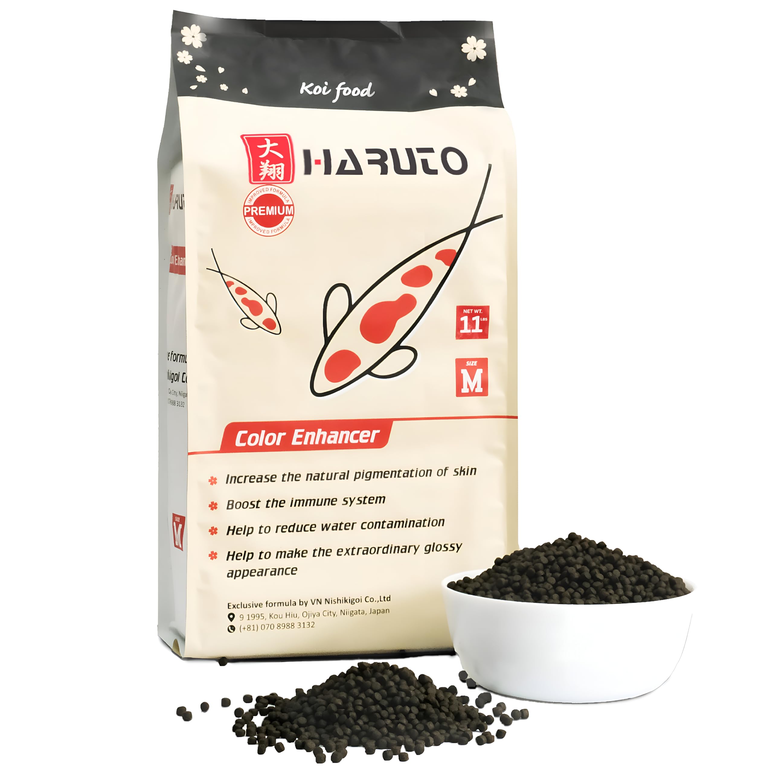 HARUTO emballage avant montrant format 11lb et conservation sous vide
