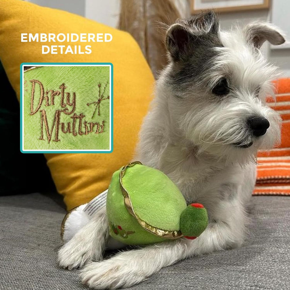 Haute Diggity Dog Dirty Muttini détail du couineur intégré qui stimule le jeu
