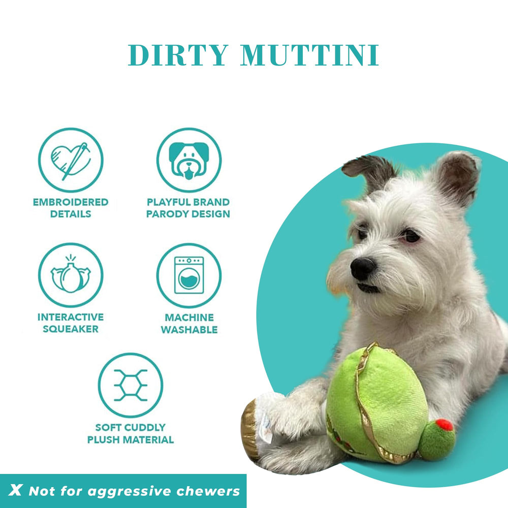 Haute Diggity Dog Dirty Muttini chien qui joue, divertissement interactif sûr