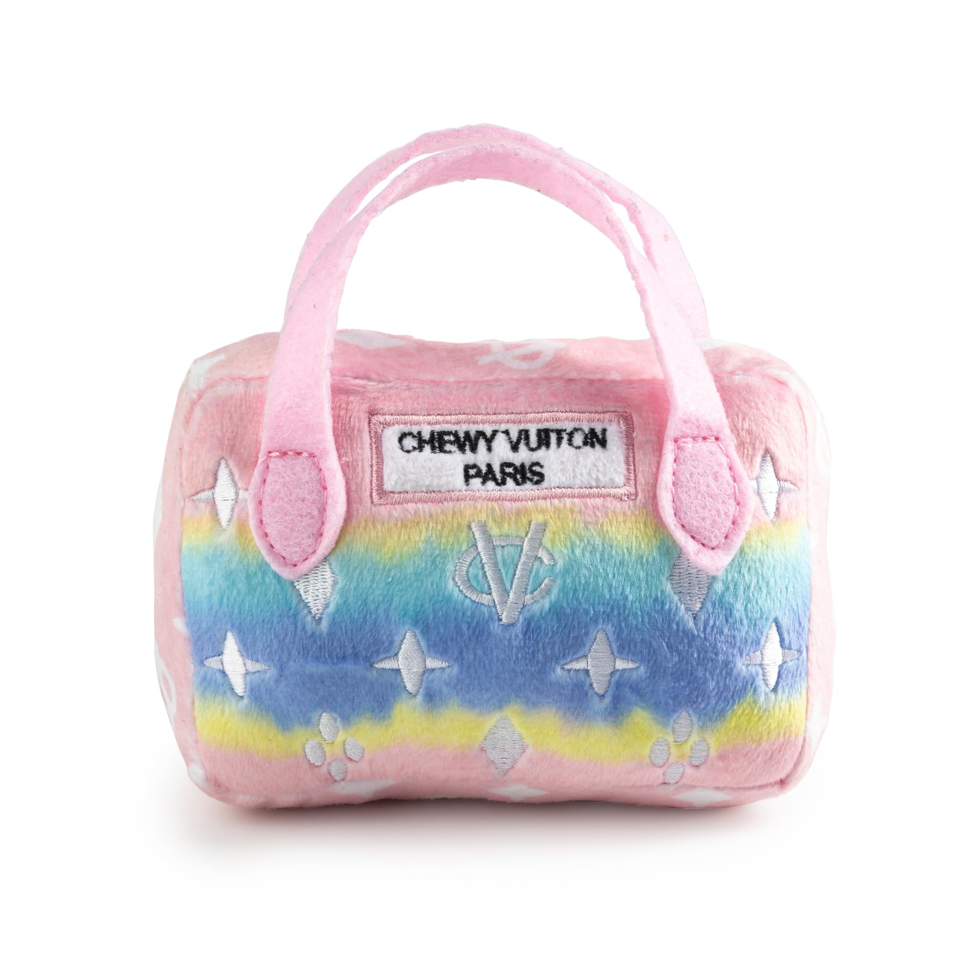 Haute Diggity Dog vue de face du sac peluche tendance, attire le jeu
