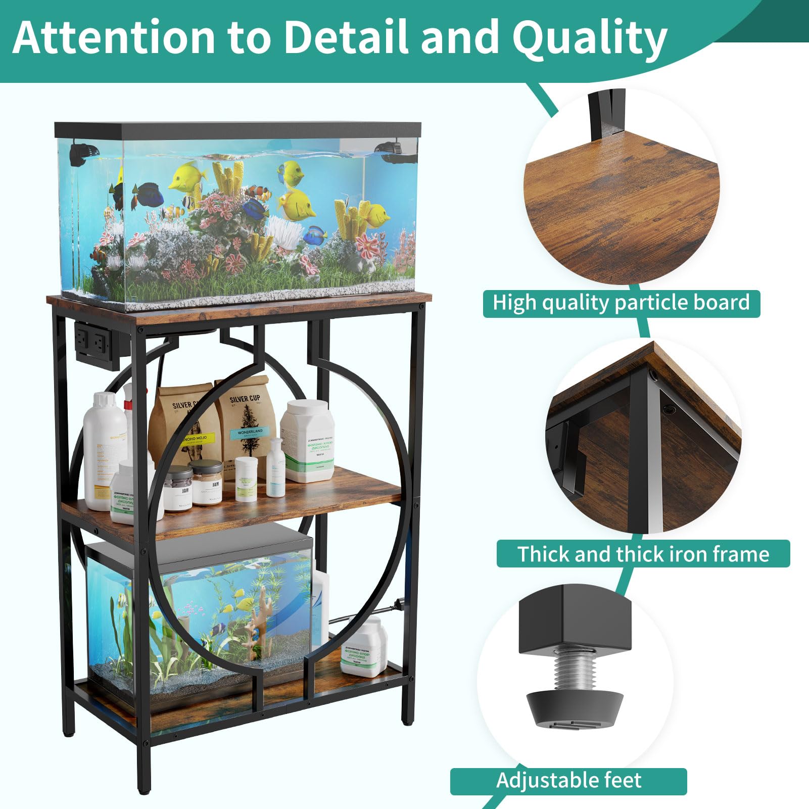 HavenlyYouth comparaison taille avec aquarium illustrant capacité adaptée