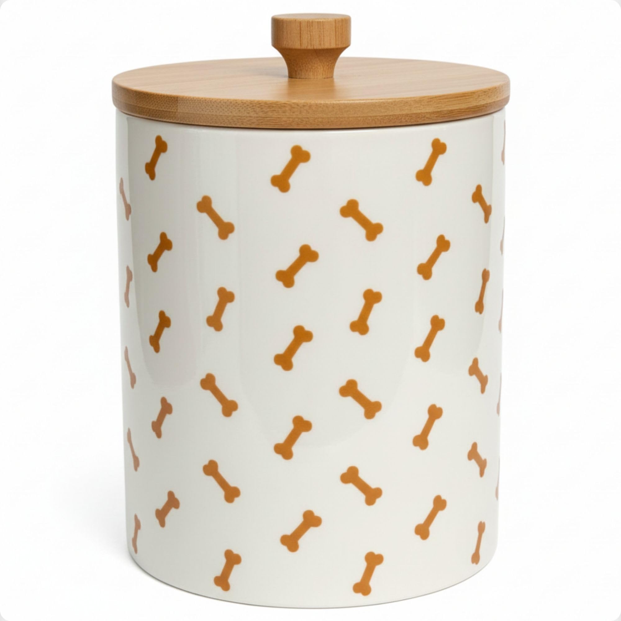HB Design Co. vue avant du pot en céramique, design élégant et rangement pratique