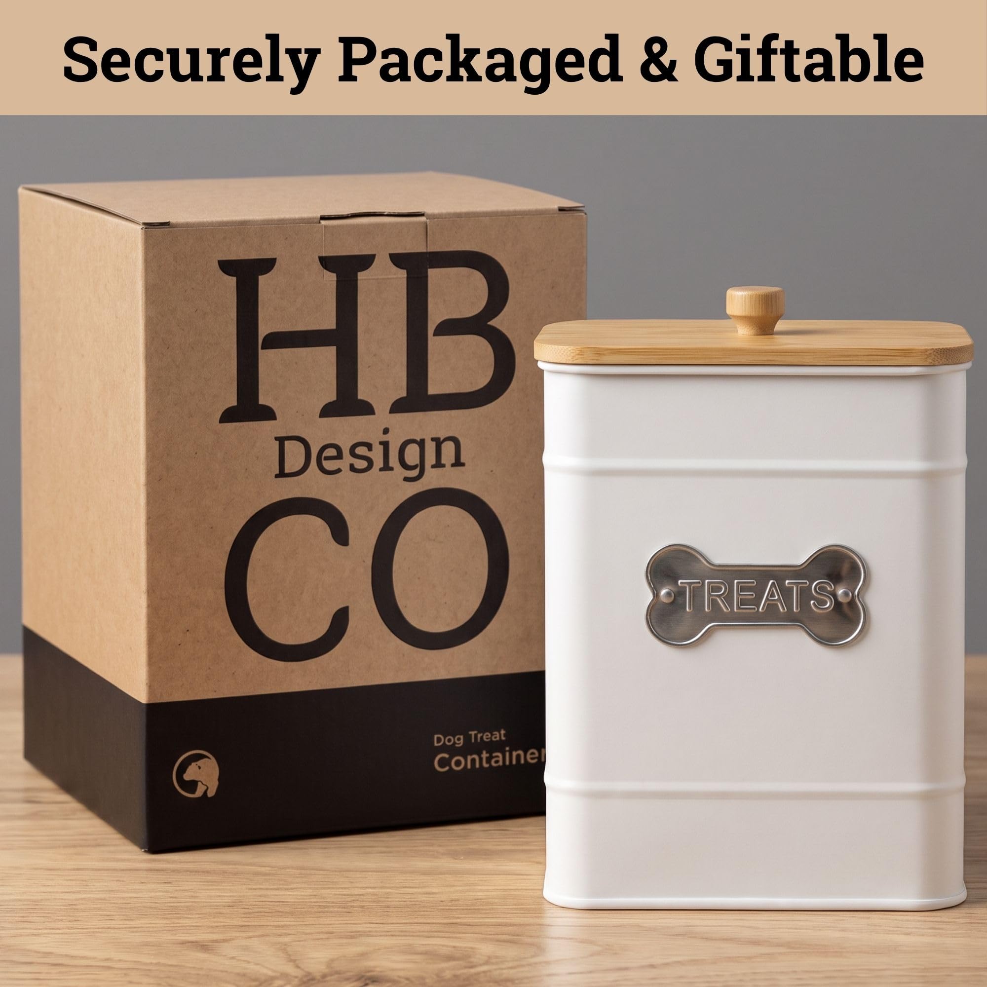 HB Design Co. boîte posée en cuisine, combine rangement et déco