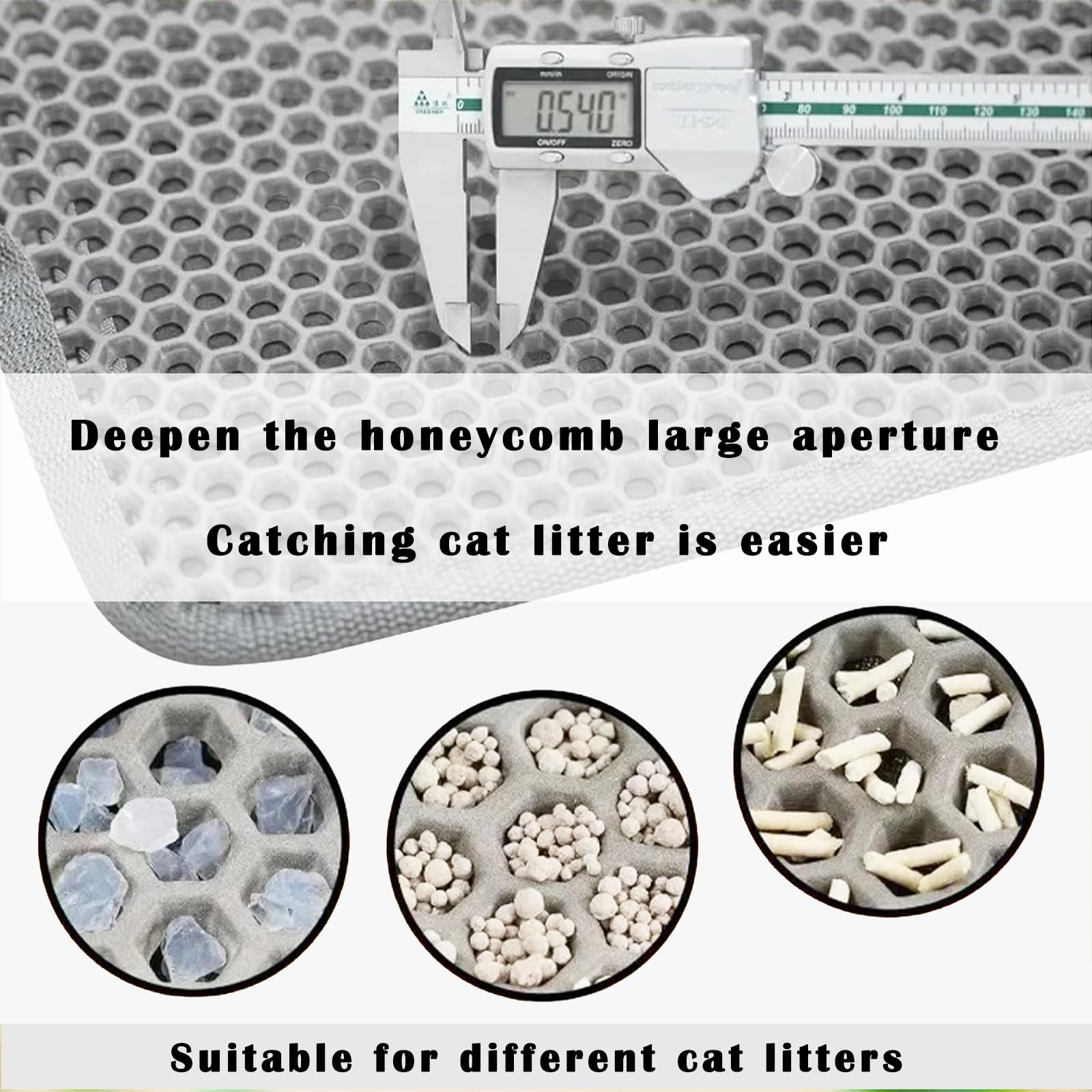HCY&WLD tapis en usage avec chat réduit la dispersion et simplifie le nettoyage