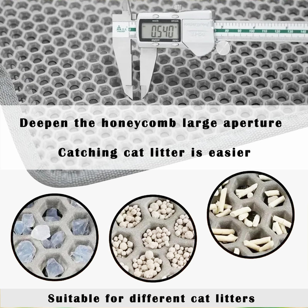 HCY&WLD tapis en usage avec chat réduit la dispersion et simplifie le nettoyage