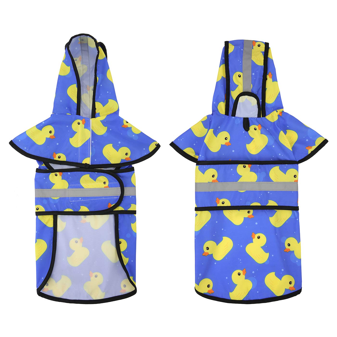 HDE manteau en usage promenade protégeant chien sous la pluie