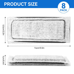 HDWGGD gros plan sur couches de coton et charbon pour filtration efficace