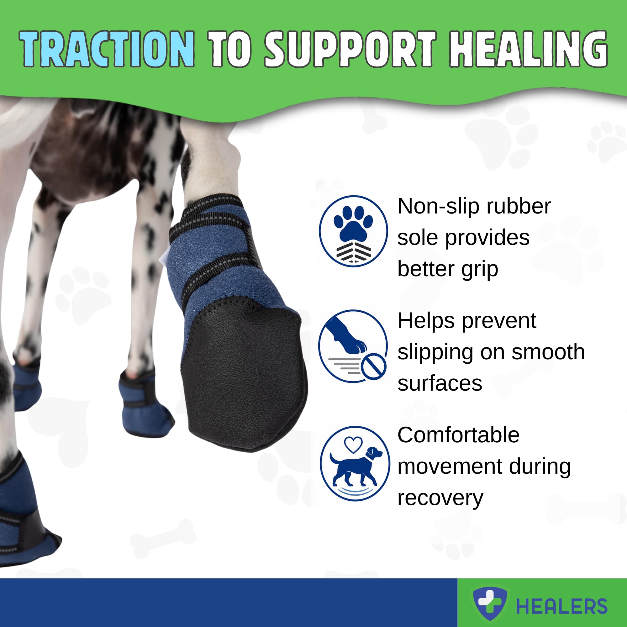 Healers détail velcro réglable pour maintien sûr et rapide