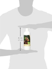 Healthy Breeds chien en bain illustrant usage sûr et pelage apaisé