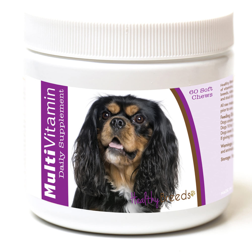 Healthy Breeds emballage avant montrant 60 comprimés et informations produit, facilite choix